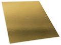 Base Preta/Dourada (3mm) borde liso 35x45