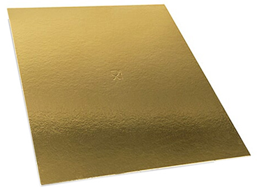 Base Preta/Dourada (3mm) borde liso 35x45
