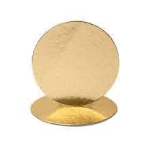 Discos Dourados (1mm) borde liso 18 cm
