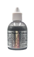 Tinta para Aerógrafo SugarFlair Antique Silver 60 ml