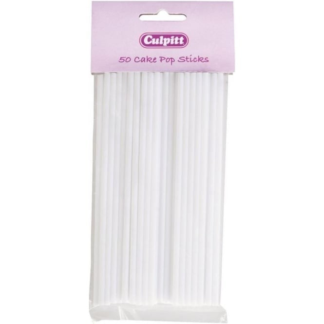 Culpitt cake pops sticks pack 50.