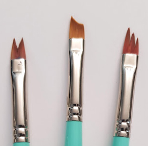 Pincel Tiffany para Pétalas 7A Set de 3