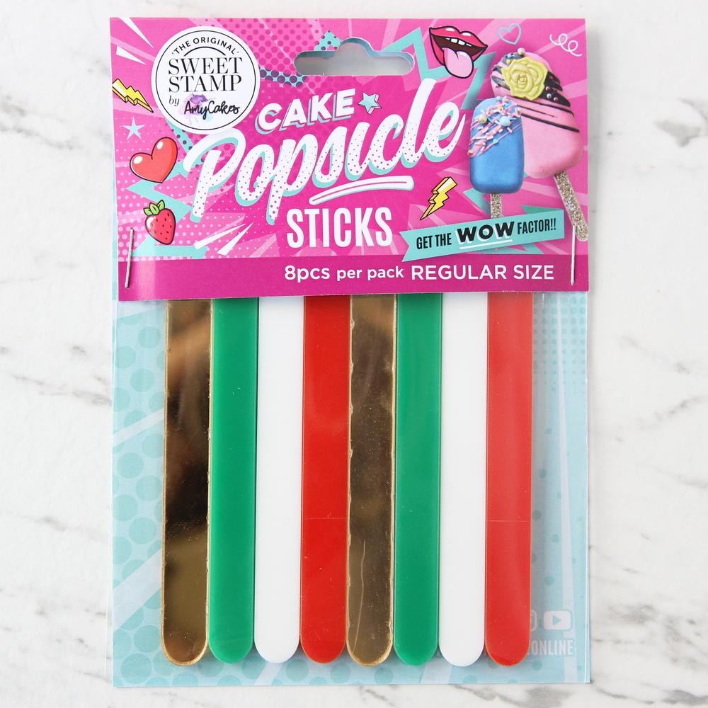 Sweet Stamp - Pauzinhos de Cake Pops Mini Natal (conj. 8)
