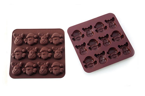 Molde Merry Christmas em Silicone - Silikomart