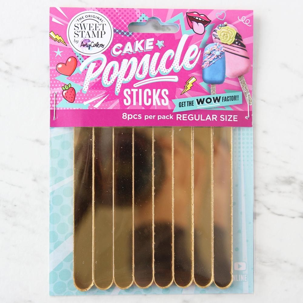 Sweet Stamp - Sticks Mini Dourado Espelhado (conj. 8)