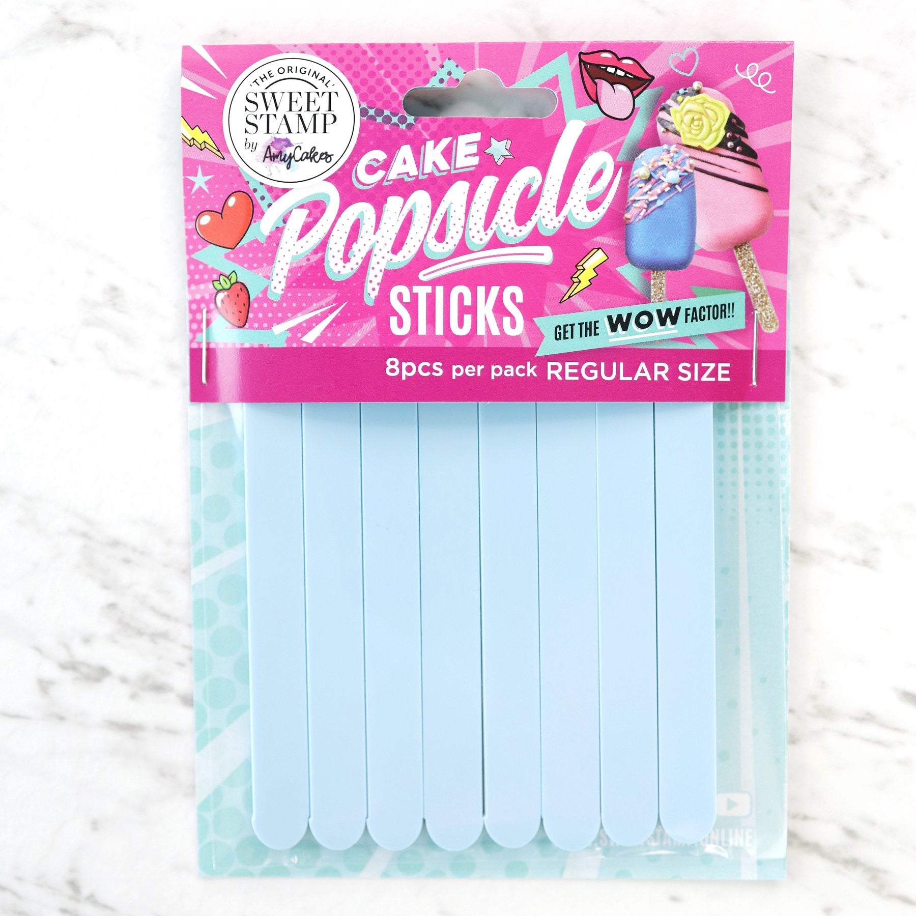 Sweet Stamp - Sticks Mini Azul Bebé (conj. 8)