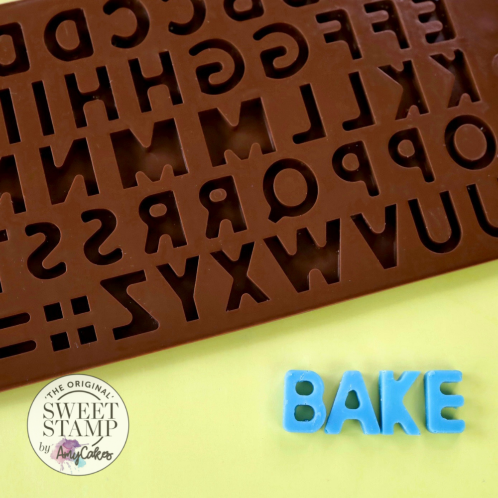Sweet Stamp - Molde Letras Chocolate