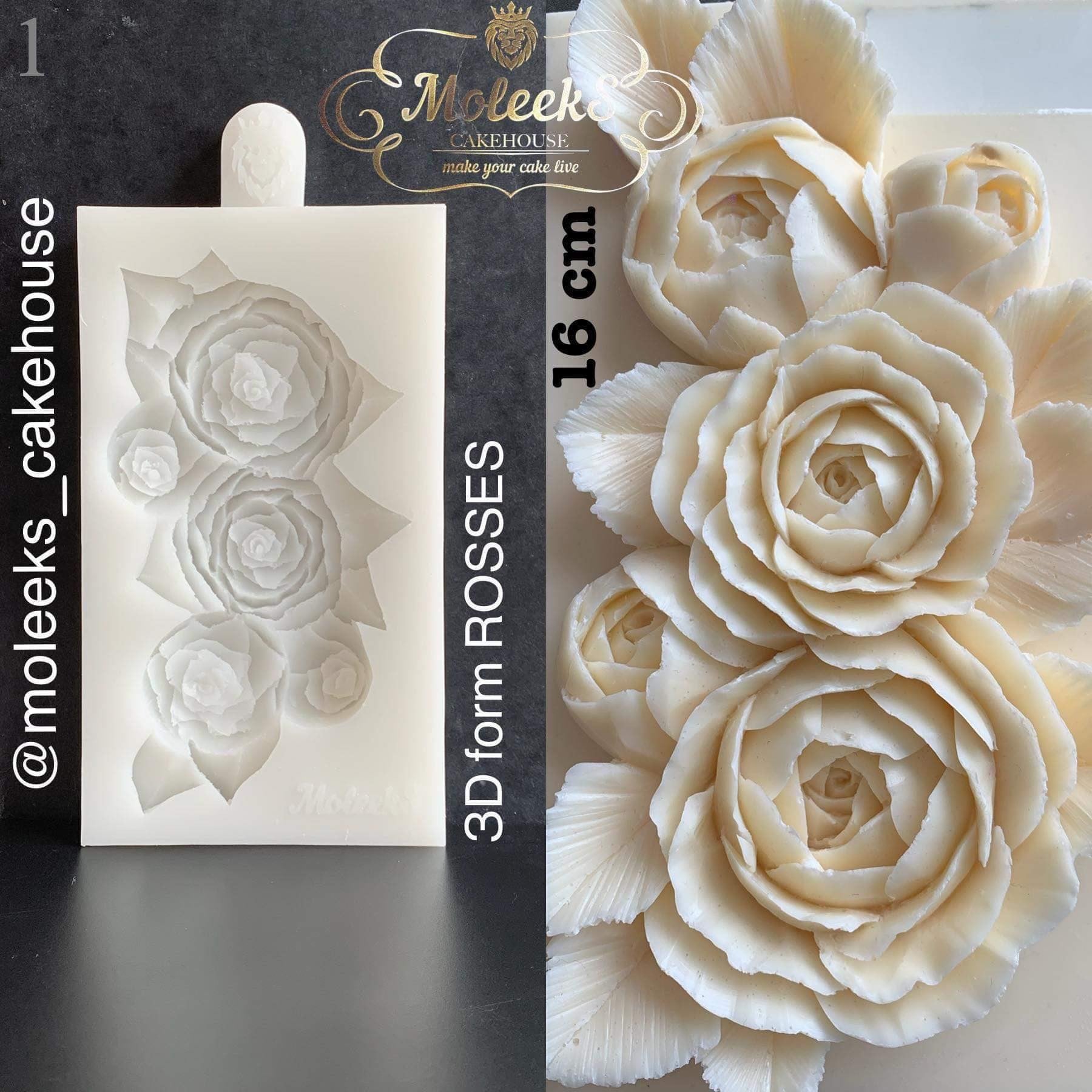 Moleeks 3D Molde Rosses
