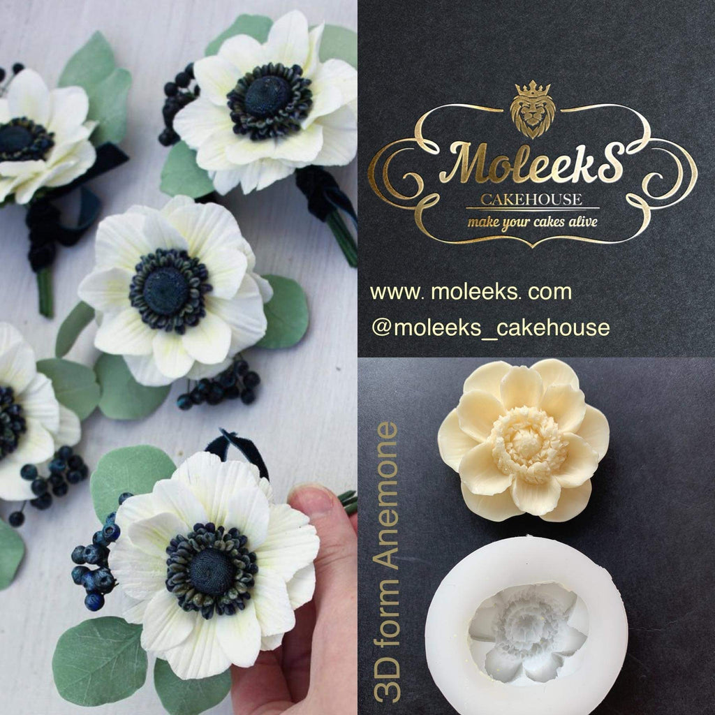 Moleeks 3D Set Moldes Flores - Exclusive