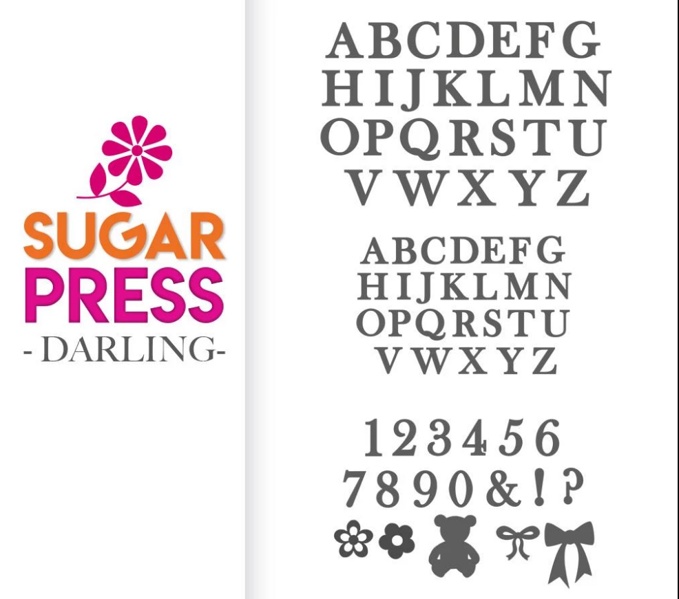 Sugar Press Darling Set
