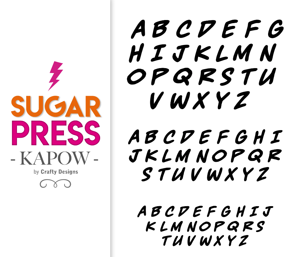 Sugar Press Kapow Set