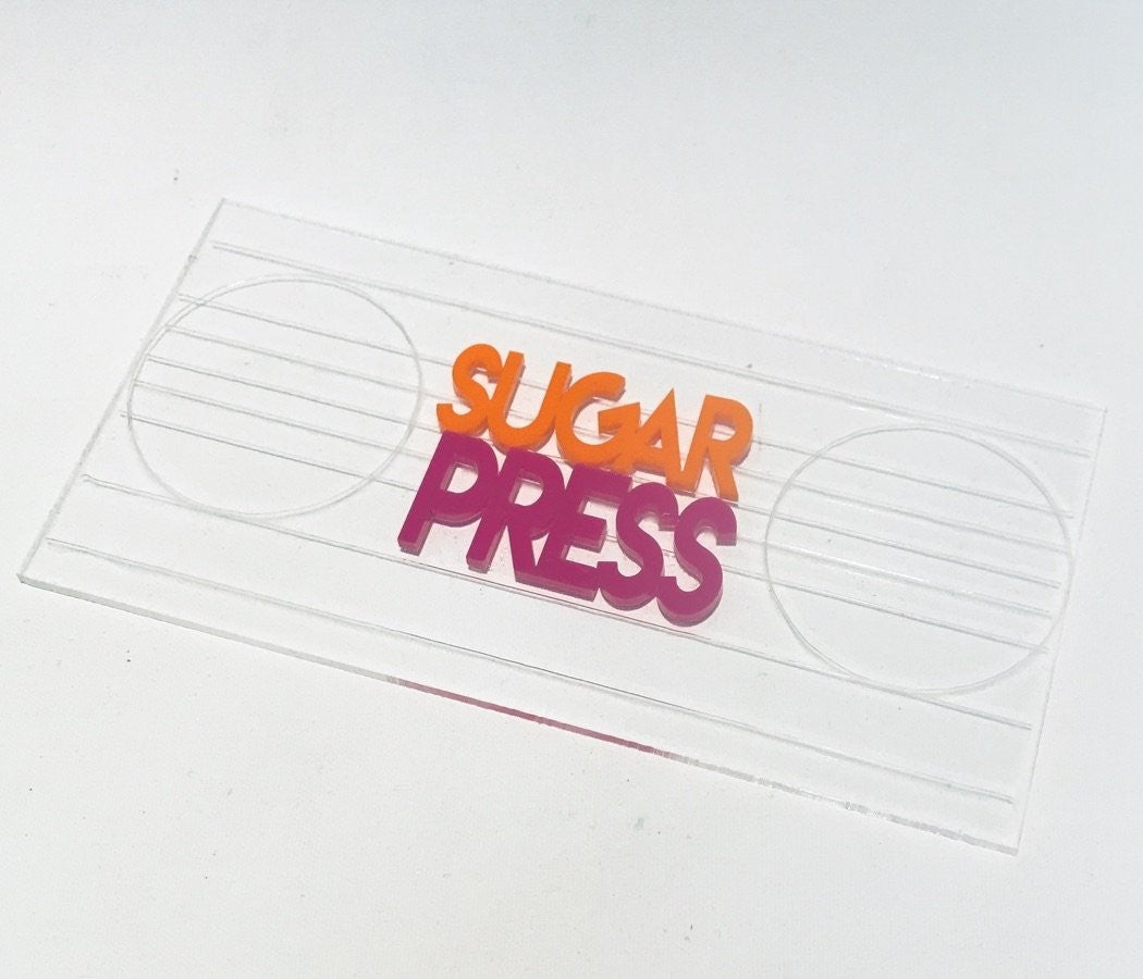 Sugar Press Placa Rectangular