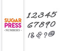 Sugar Press Number Set