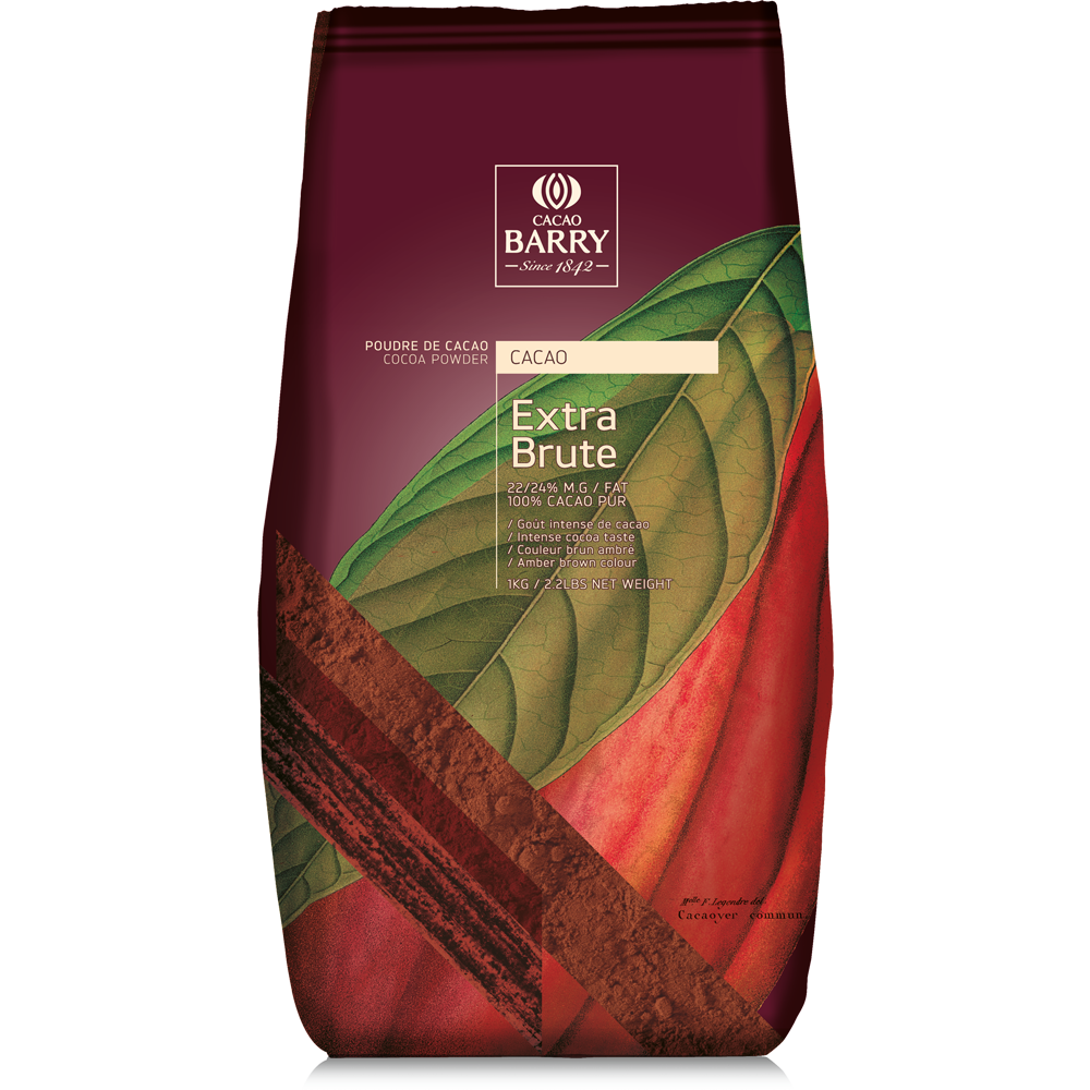Cacao Barry Extra Brute 100% Cacau Pó - 1 Kg