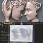 Moleeks 3D Molde Careing Love