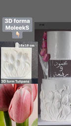 Moleeks 3D Molde Tulips