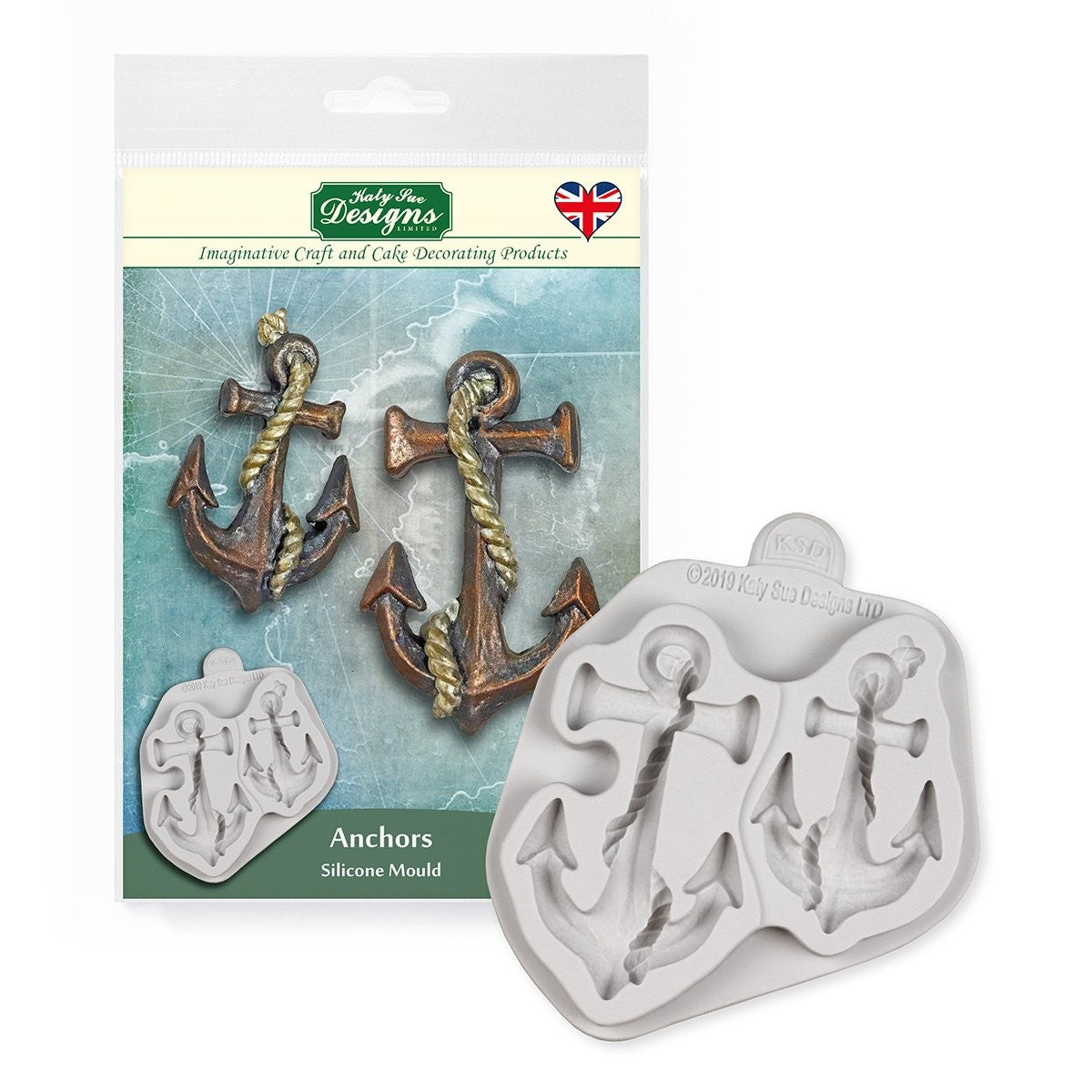 Katy Sue Molde Silicone Âncora