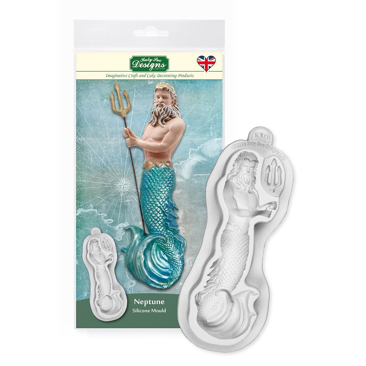 Katy Sue Molde Silicone Neptuno