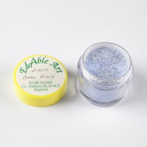 Edable Art Disco Baby Blue