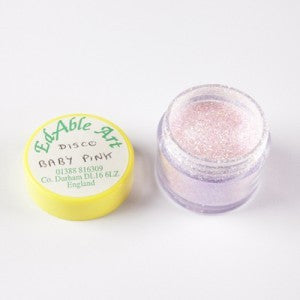 Edable Art Disco Baby Pink