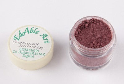 Edable Art Burgundy Shimmer