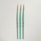 Pincéis Tiffany nº 0 - 2/0 -5/0 Set de 3