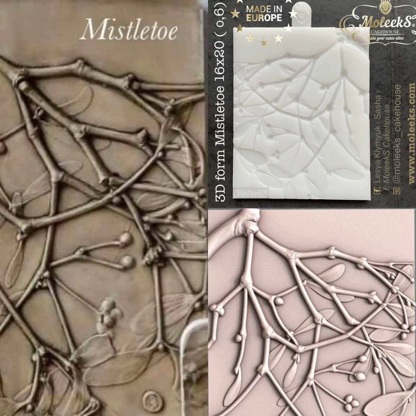 Moleeks Mistletoe Molde 3D