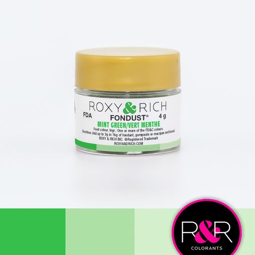 Corante em Pó - Fondust - Verde Menta - Roxy & Rich