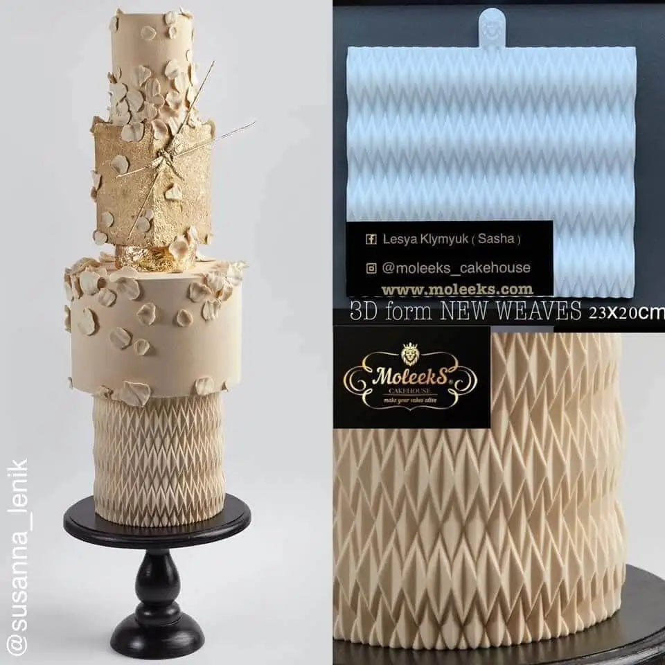 Moleeks 3D Molde Origami New Waves