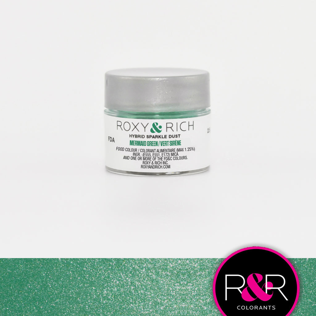 Corante em Pó -Mermaid Green - Roxy & Rich
