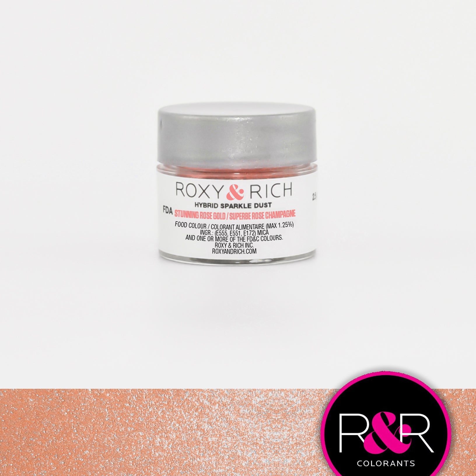 Corante em Pó - Stunning Rose Gold- Roxy & Rich