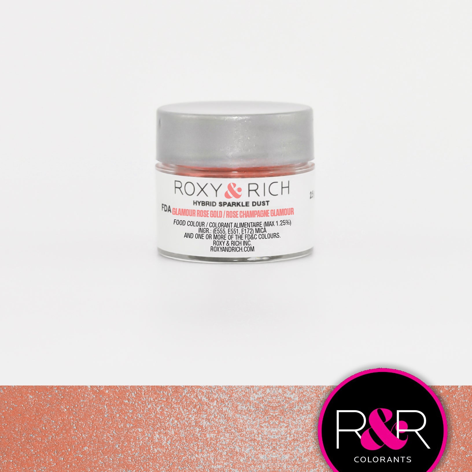 Corante em Pó - Glamour Rose Gold- Roxy & Rich