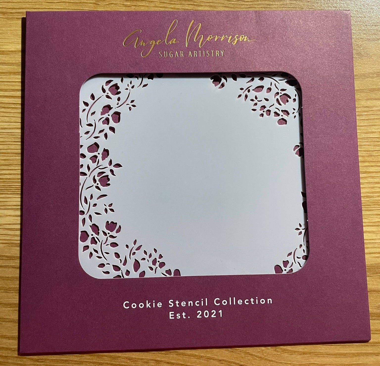 Stencil Cake Frame Jessica Angela Morrison