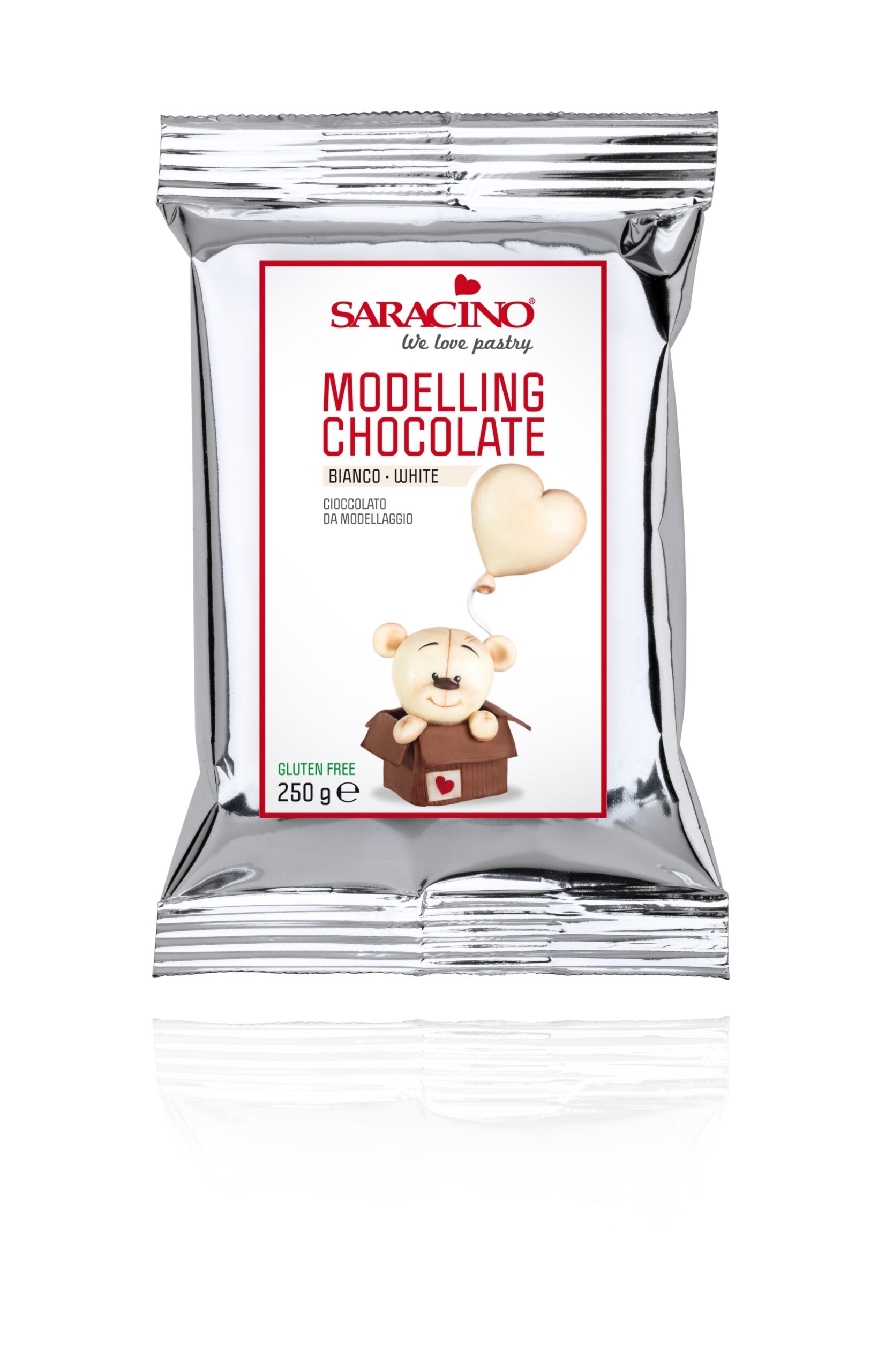 Chocolate Modelar Branco - Saracino 250 gr.