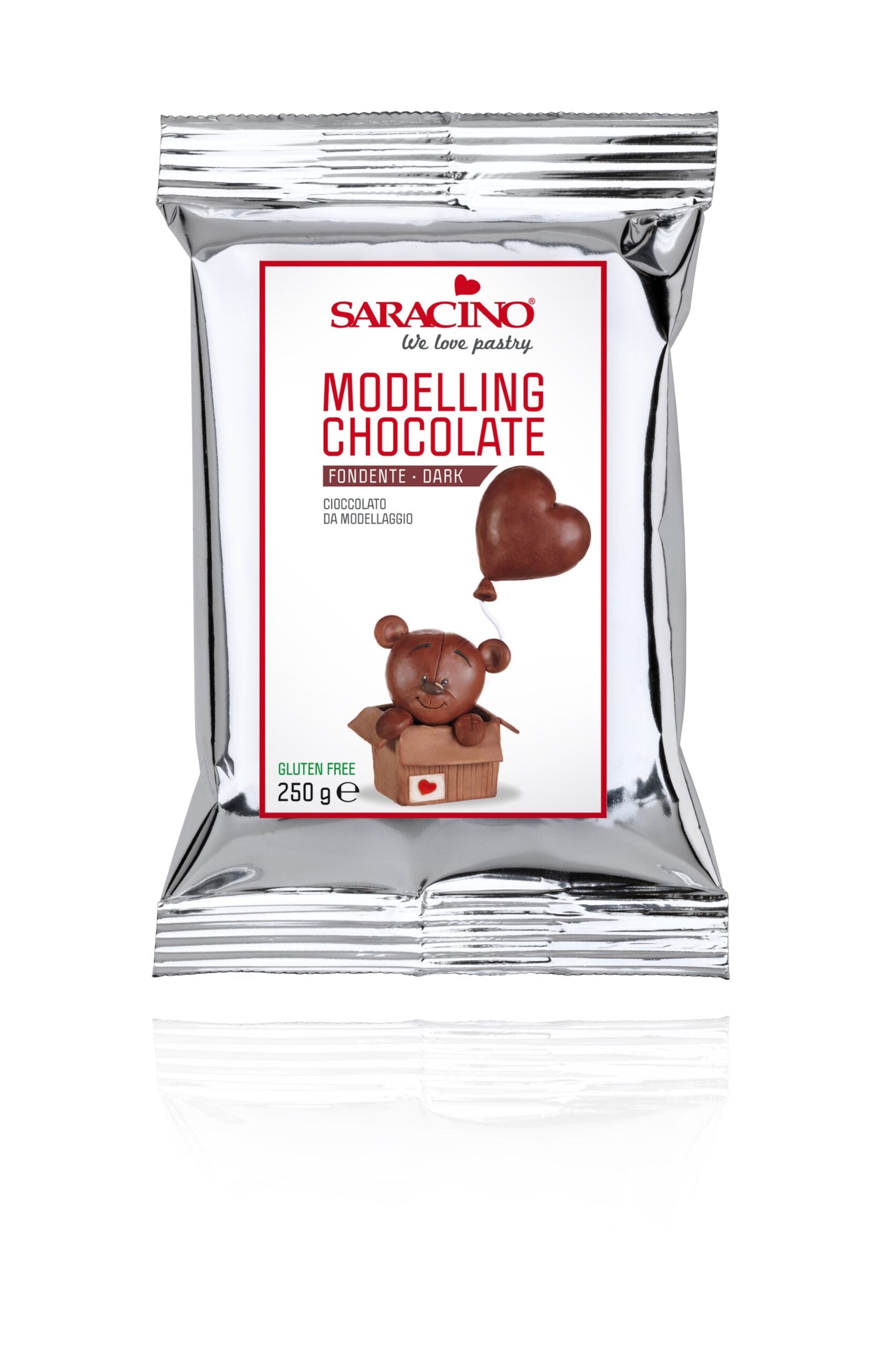 Chocolate Modelar Escuro - Saracino 250 gr.
