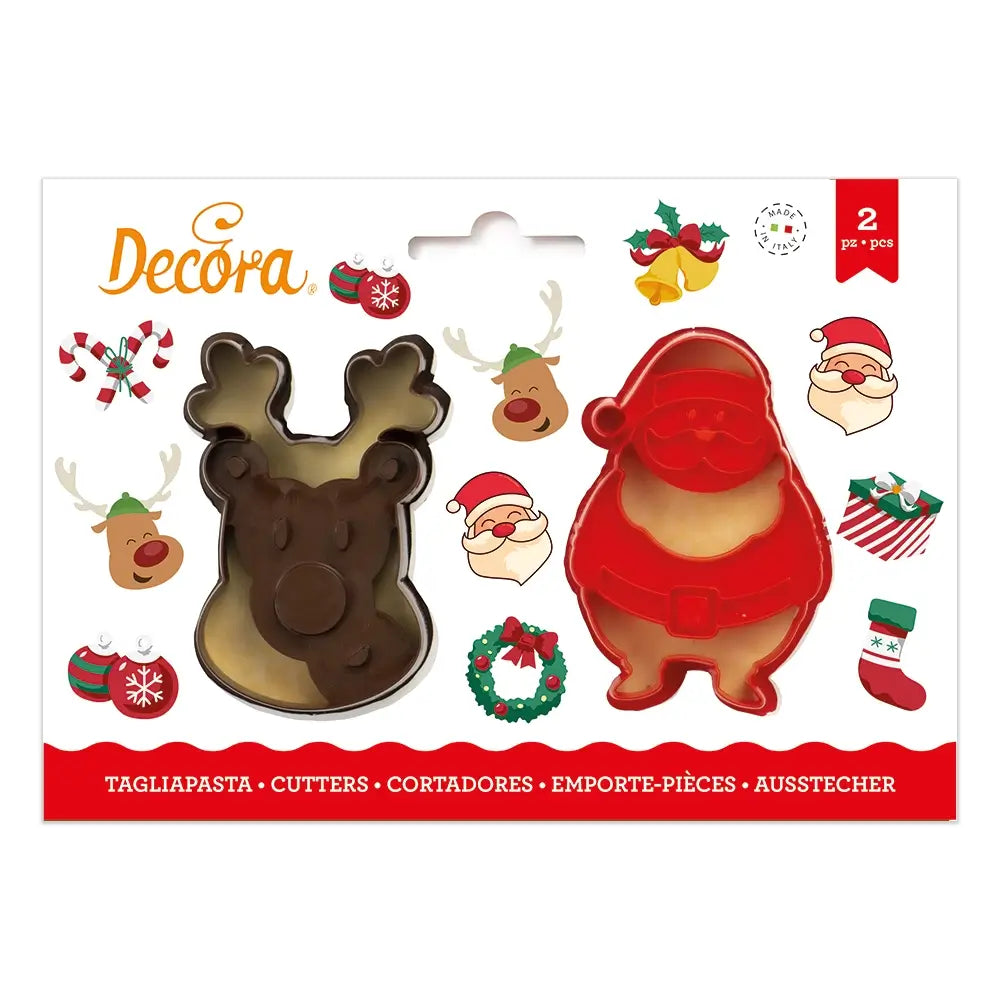 Conjunto Cortadores Pai Natal e Rena