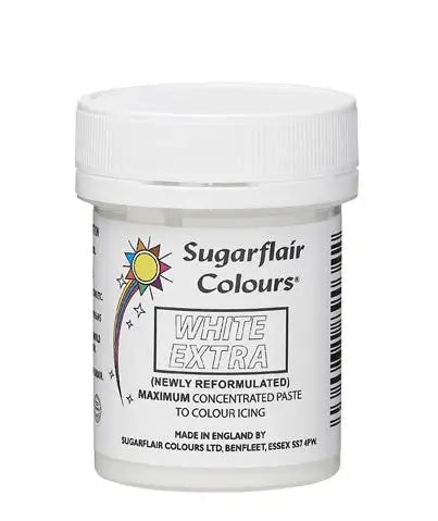 Corante Extra White em Gel- Sugarflair