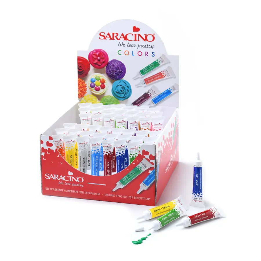 Corante Gel em Tubo Branco 20g