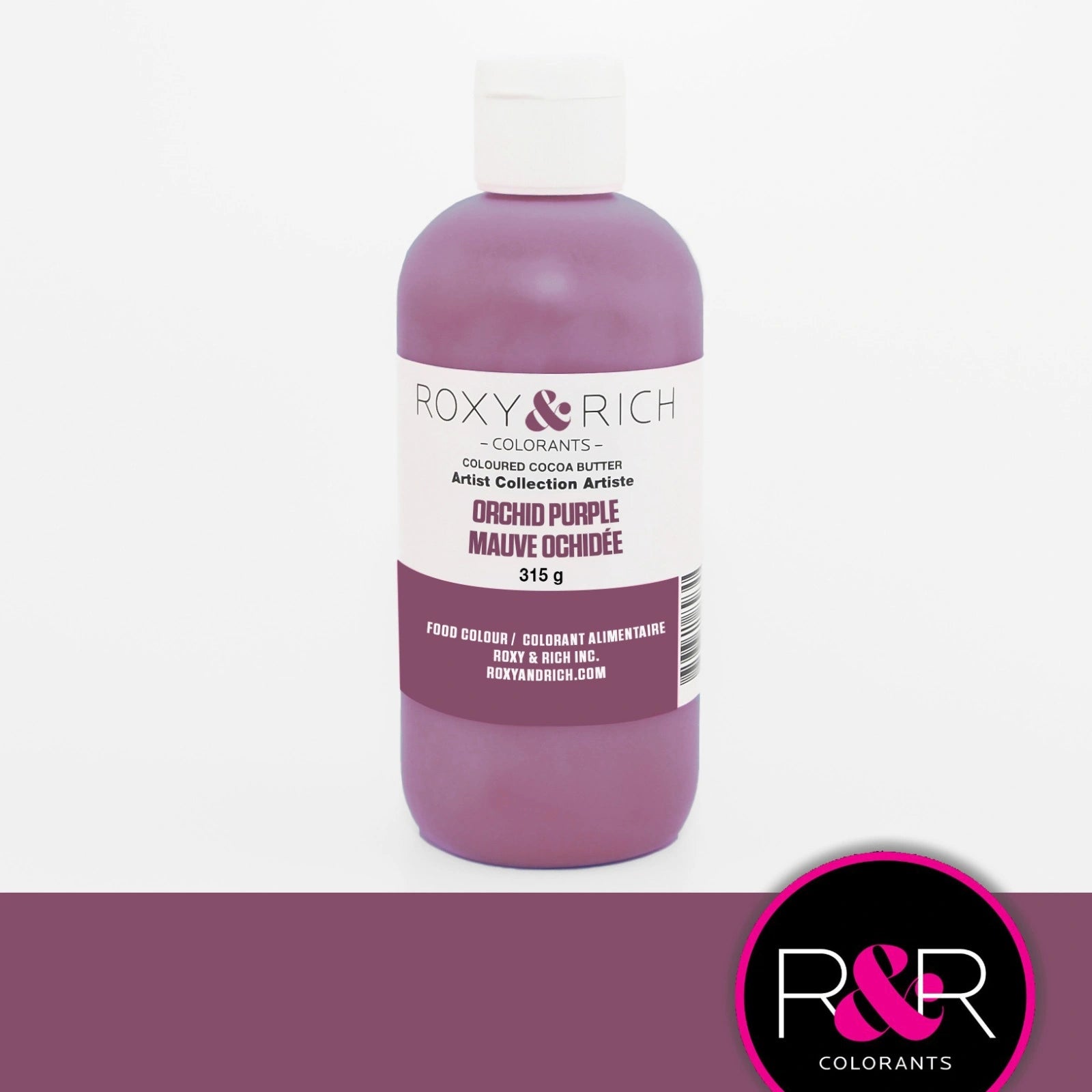 Corante de Manteiga de Cacau - Gemstone Collection - Orchid Purple-315g - Roxy & Rich
