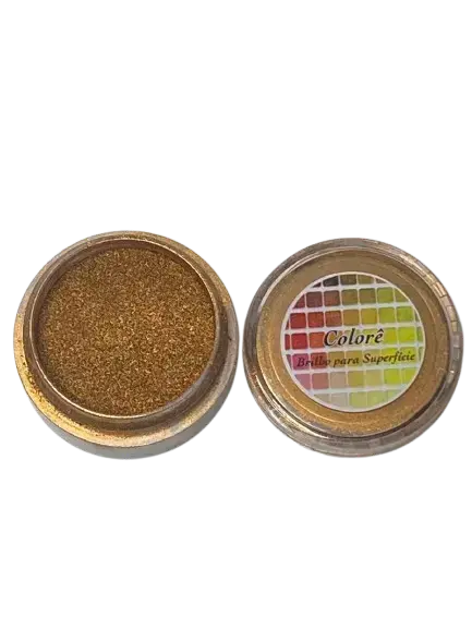 Corante em Pó Metálico Bronze 2 gr - Lully Candy