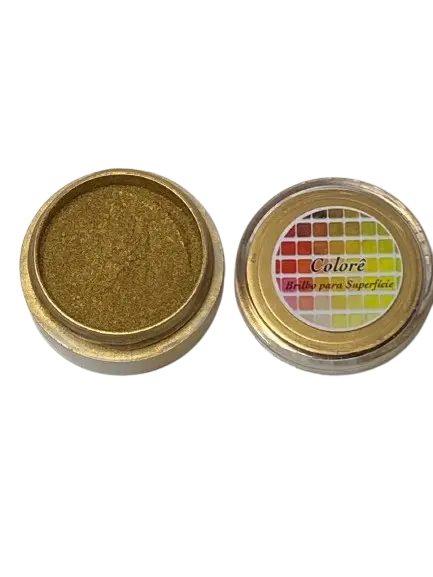 Corante em Pó Metálico Ouro Velho 2 gr - Lully Candy