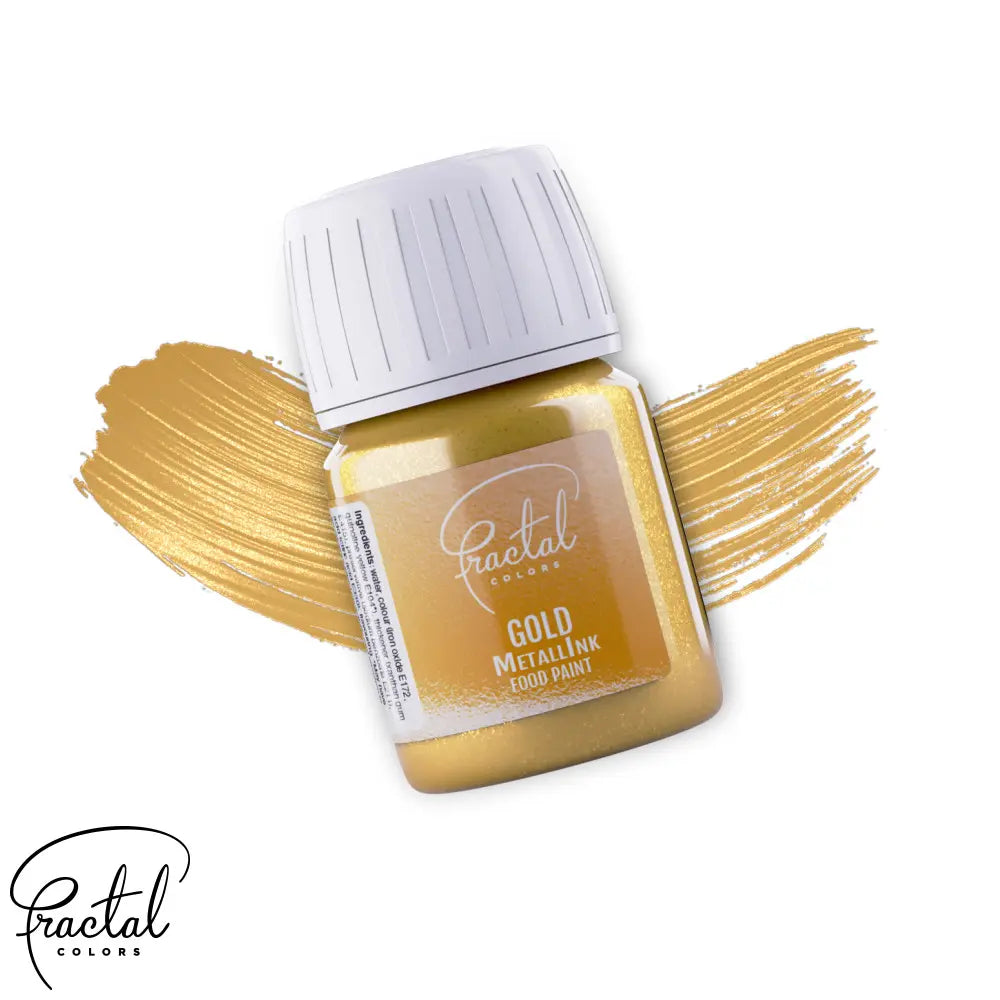 Tinta Alimentar Metálica - Gold 30 gr