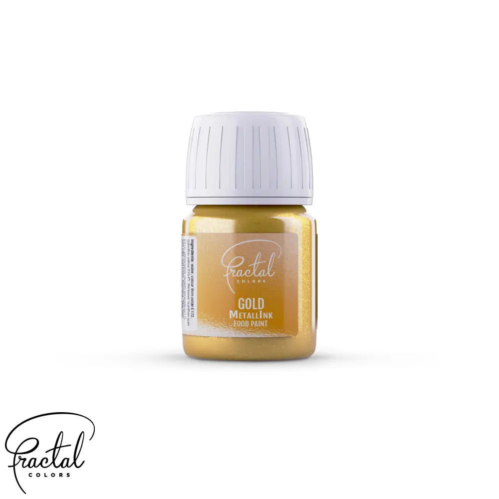 Tinta Alimentar Metálica - Gold 30 gr