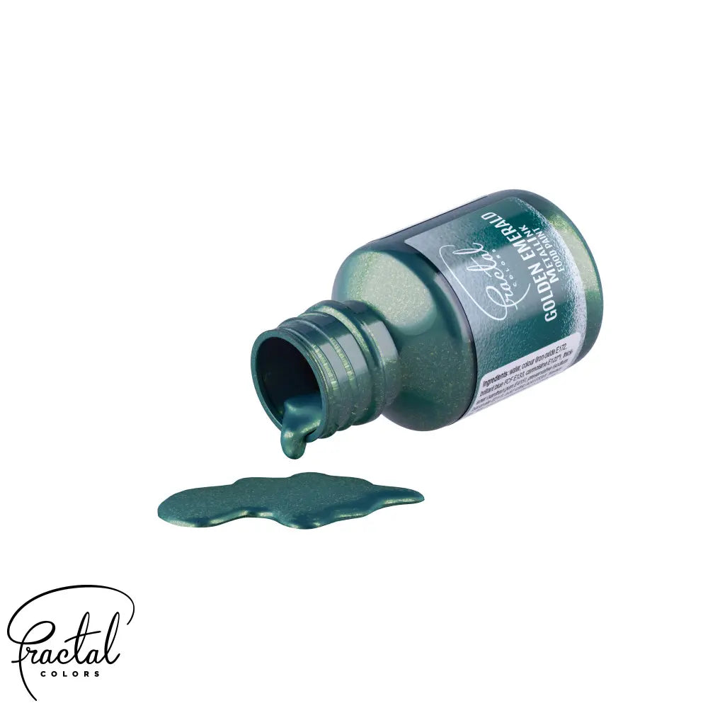 Tinta Alimentar Metálica - Golden Emerald 30 gr