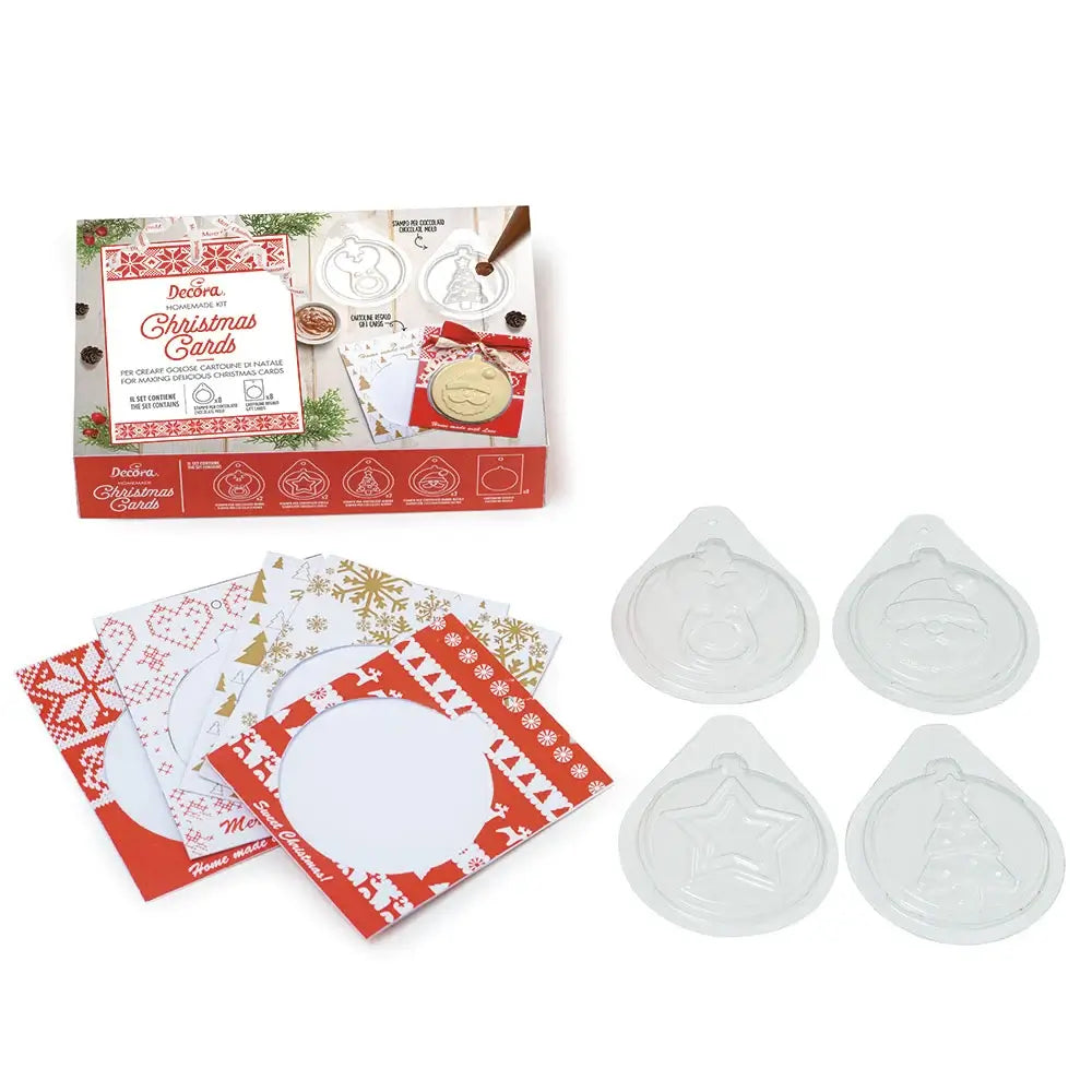 Kit Cartões de Natal Chocolate