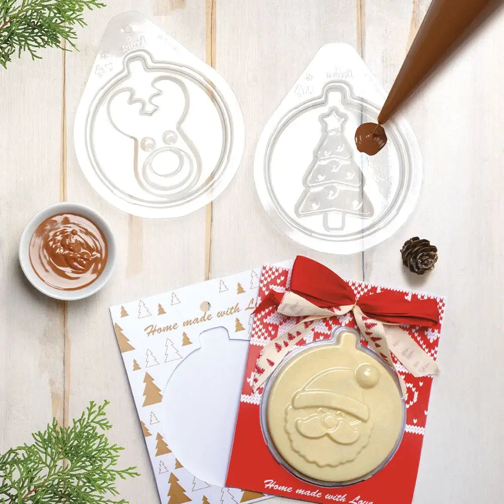 Kit Cartões de Natal Chocolate