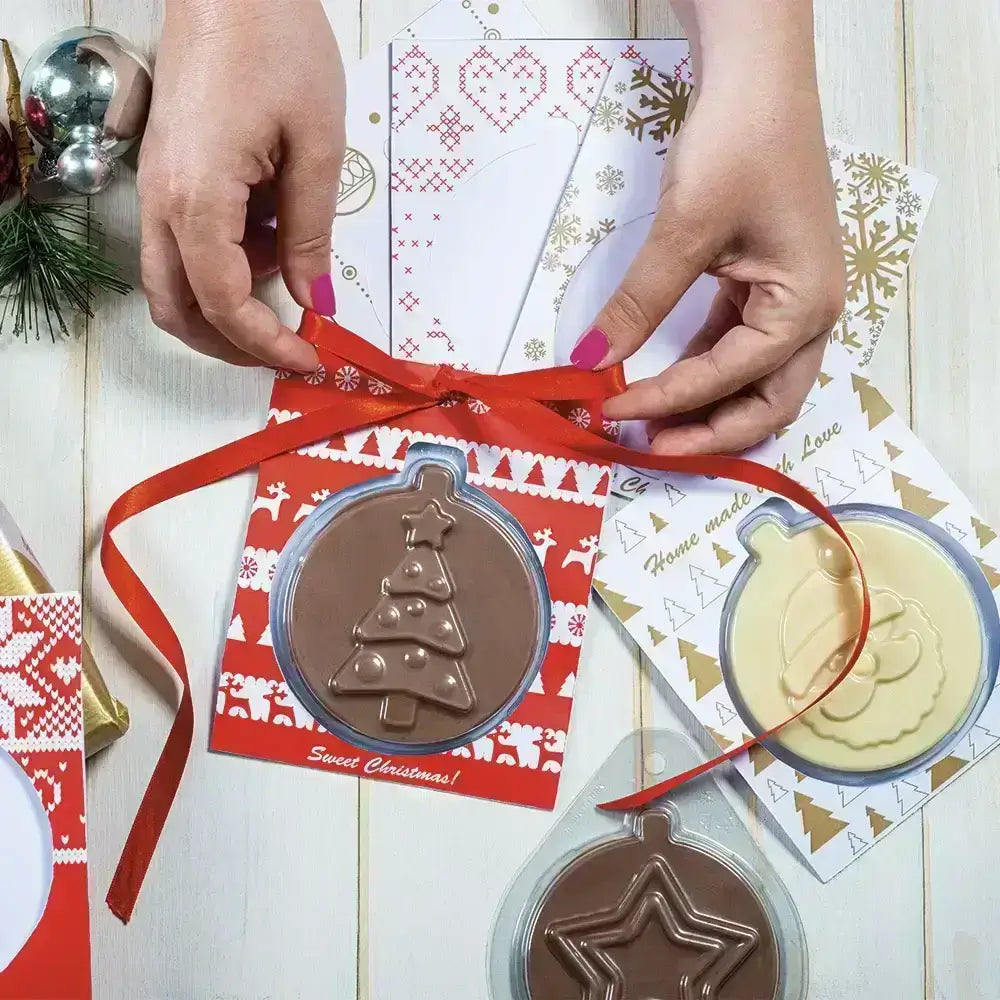 Kit Cartões de Natal Chocolate