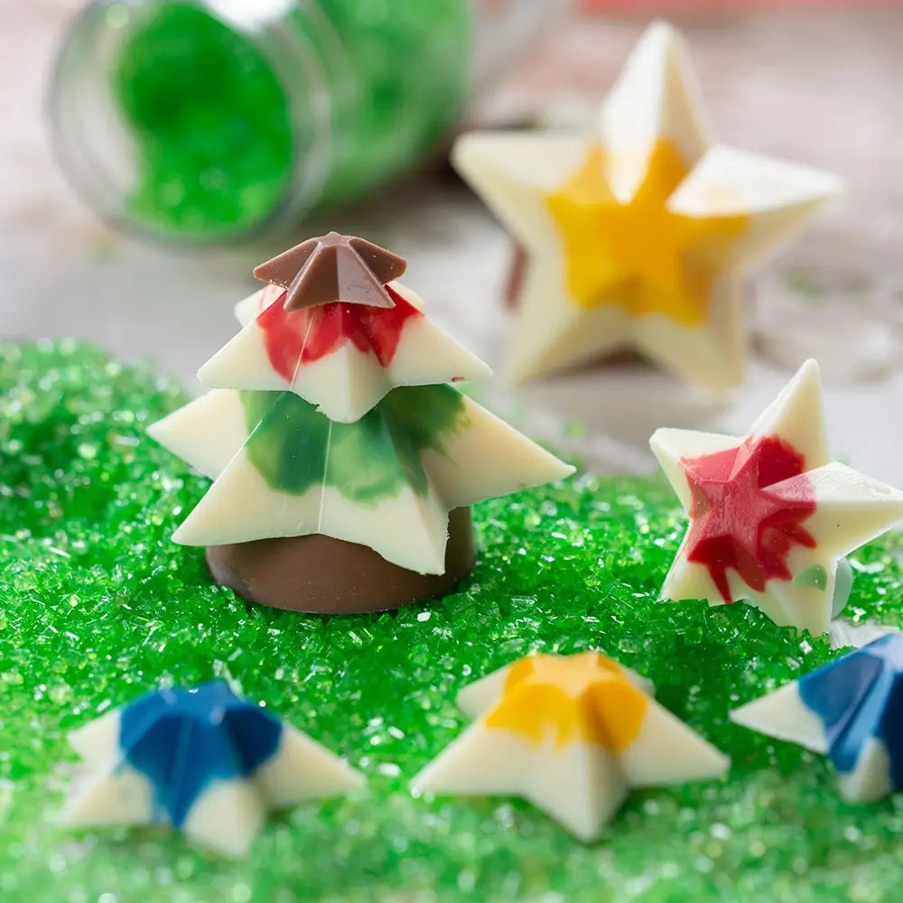 Molde Chocolate Estrelas - Decora