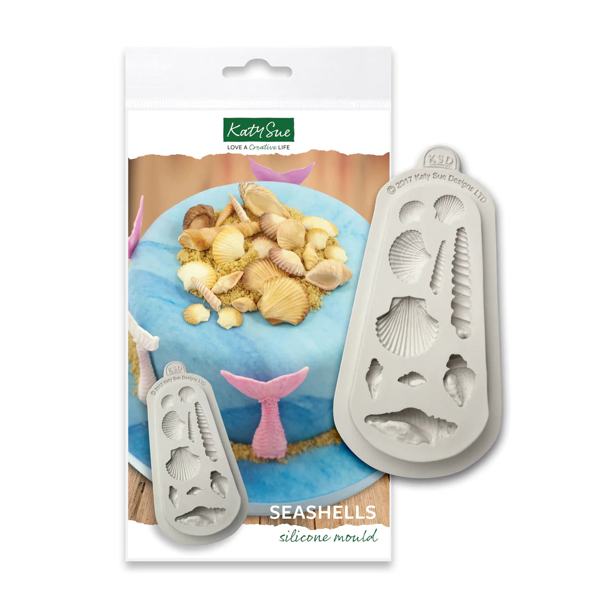 Katy Sue Molde Silicone Conchas do Mar