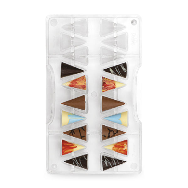 Molde de Chocolate Pequenos Cones - Decora